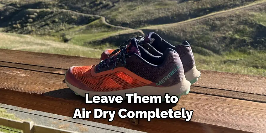 Leave Them to Air Dry Completely