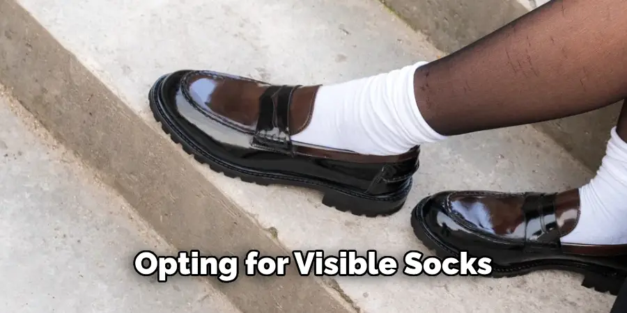 Opting for Visible Socks