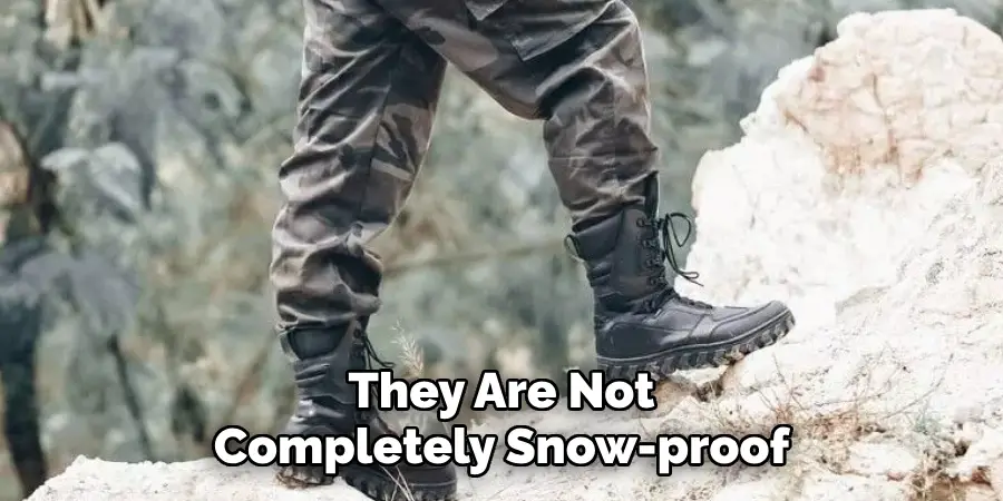 They Are Not Completely Snow-proof