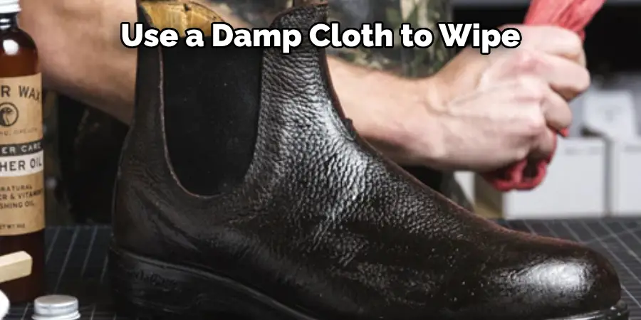 Use a Damp Cloth to Wipe