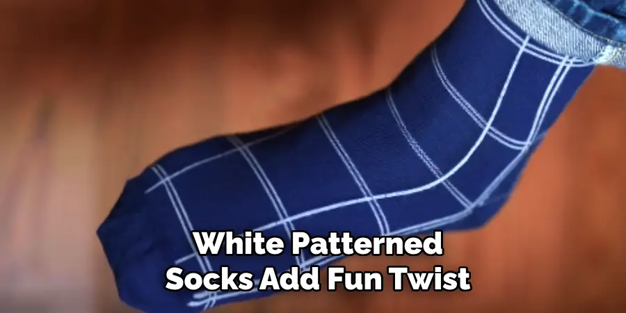 White Patterned Socks Add Fun Twist