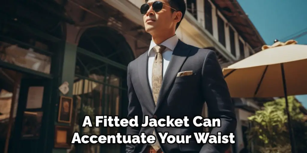 A Fitted Jacket Can 
Accentuate Your Waist