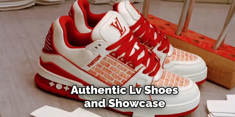 Authentic Lv Shoes and Showcase