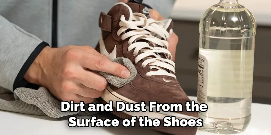 Dirt and Dust From the Surface of the Shoes