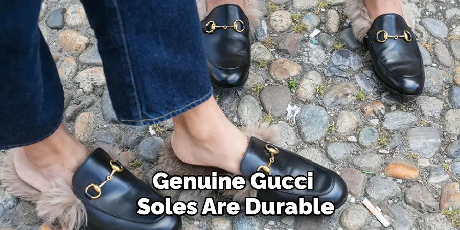 Genuine Gucci Soles Are Durable