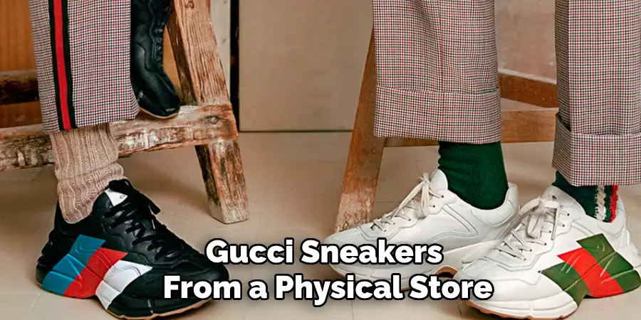 Gucci Sneakers From a Physical Store