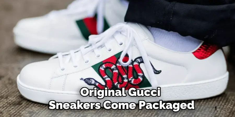 Original Gucci Sneakers Come Packaged