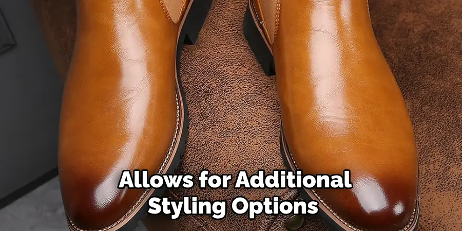 Allows for Additional Styling Options