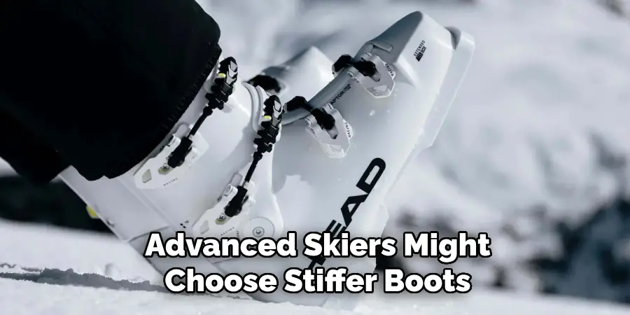 Advanced Skiers Might Choose Stiffer Boots
