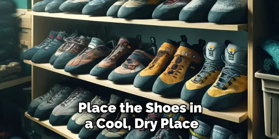 Place the Shoes in a Cool, Dry Place