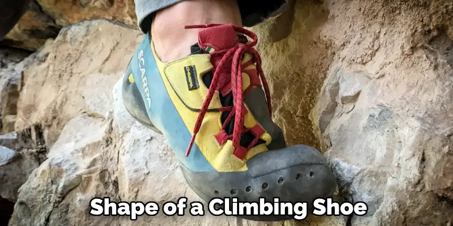 Shape of a Climbing Shoe
