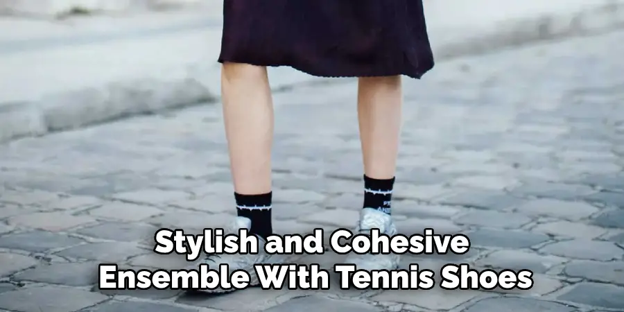 Stylish and Cohesive Ensemble With Tennis Shoes