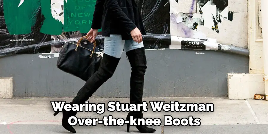 Wearing Stuart Weitzman 
Over-the-knee Boots