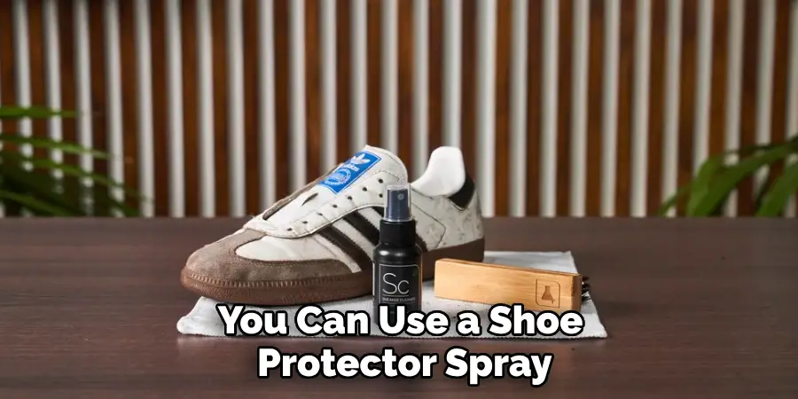 You Can Use a Shoe 
Protector Spray