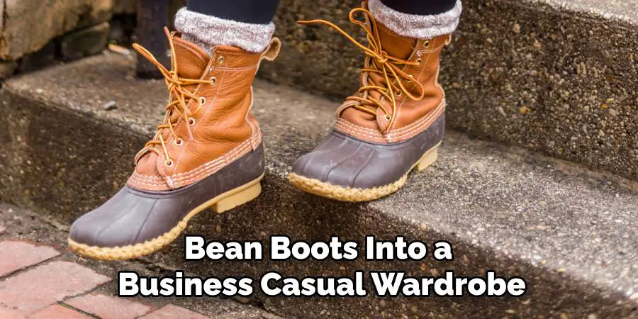 Bean Boots Into a Business Casual Wardrobe
