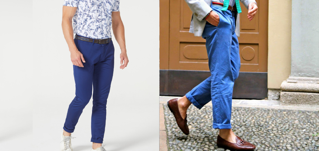 How to Wear Blue Chinos