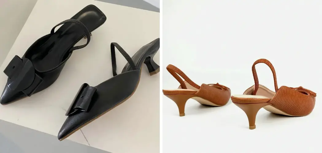 How to Tighten Elastic Slingback Shoes