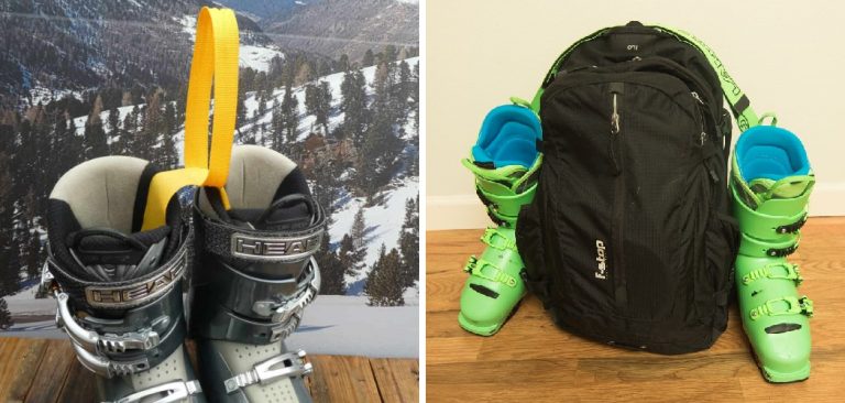 How to Carry Ski Boots